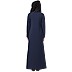 A-line inner abaya with a complementary Hijab- Navy Blue A-line inner abaya with a complementary Hijab- Navy Blue